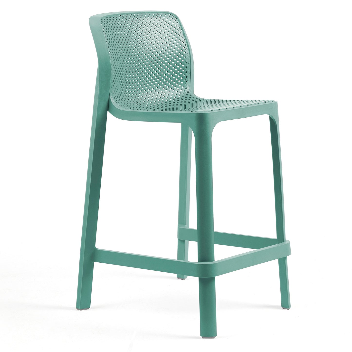 Net Stacking Outdoor Bar Stool - Mid Height