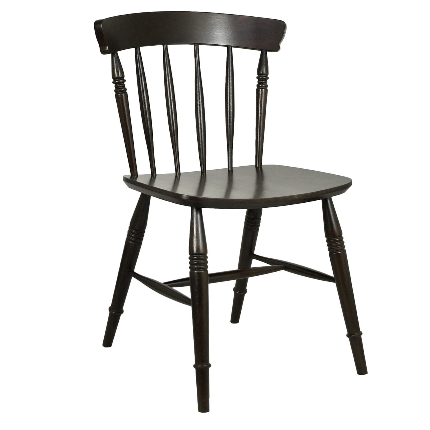 Farmhouse Slatback Wooden Side Chair