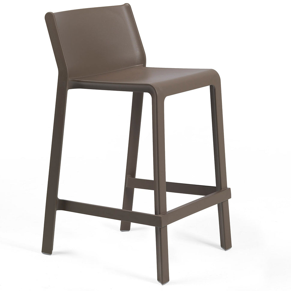 Trill Outdoor Stacking Bar Stool - Mid Height
