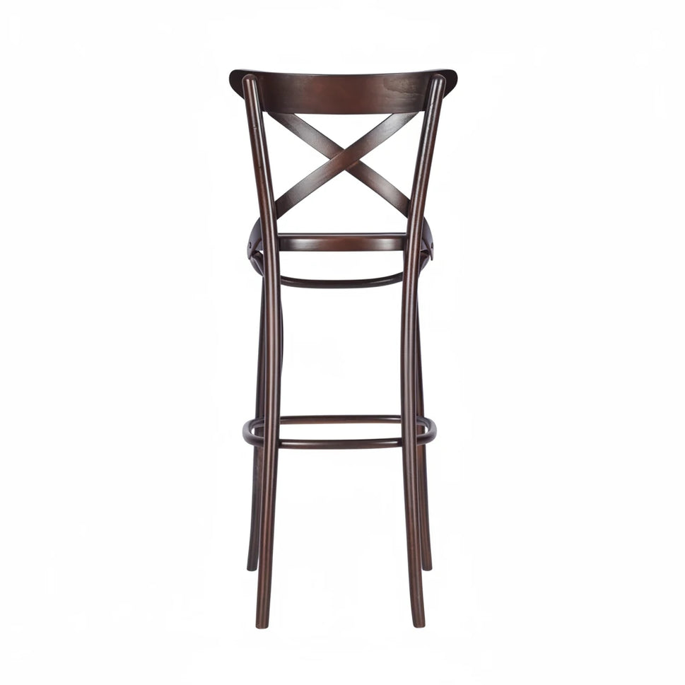 Victoria Bentwood Wooden Upholstered Bar Stool