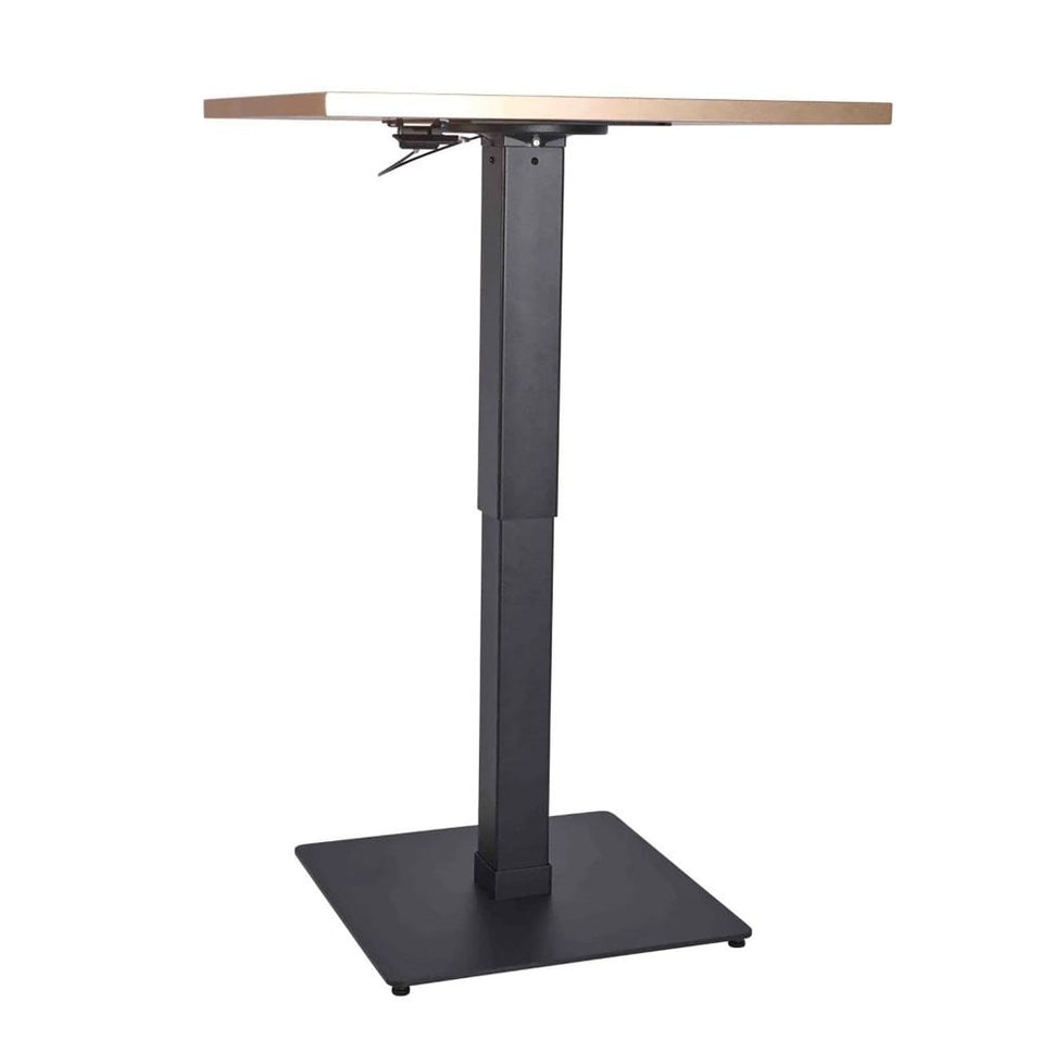 Profile Height Adjustable Black Square Table Base