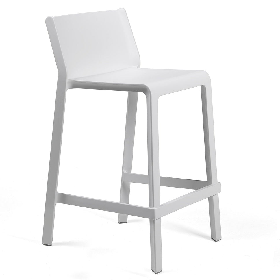 Trill Outdoor Stacking Bar Stool - Mid Height