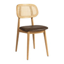 Switch Relish Oak Rattan Upholstered Side Chair 2 image