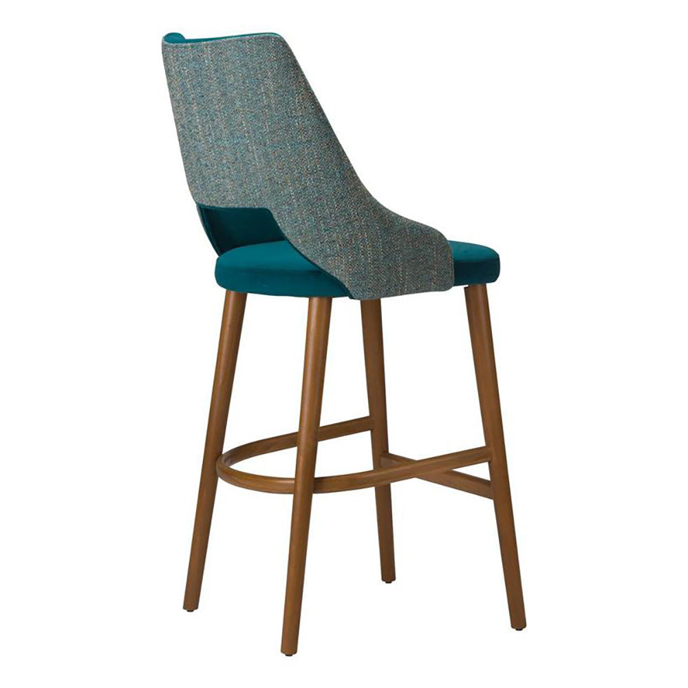 Stone Upholstered Bar Stool