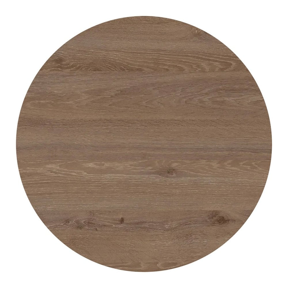 Truffle Brown Davos Oak Restaurant Laminate Table Top - 25mm