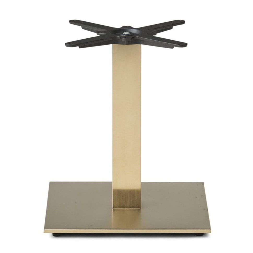 Cava Square Champagne Gold Table Base - Small