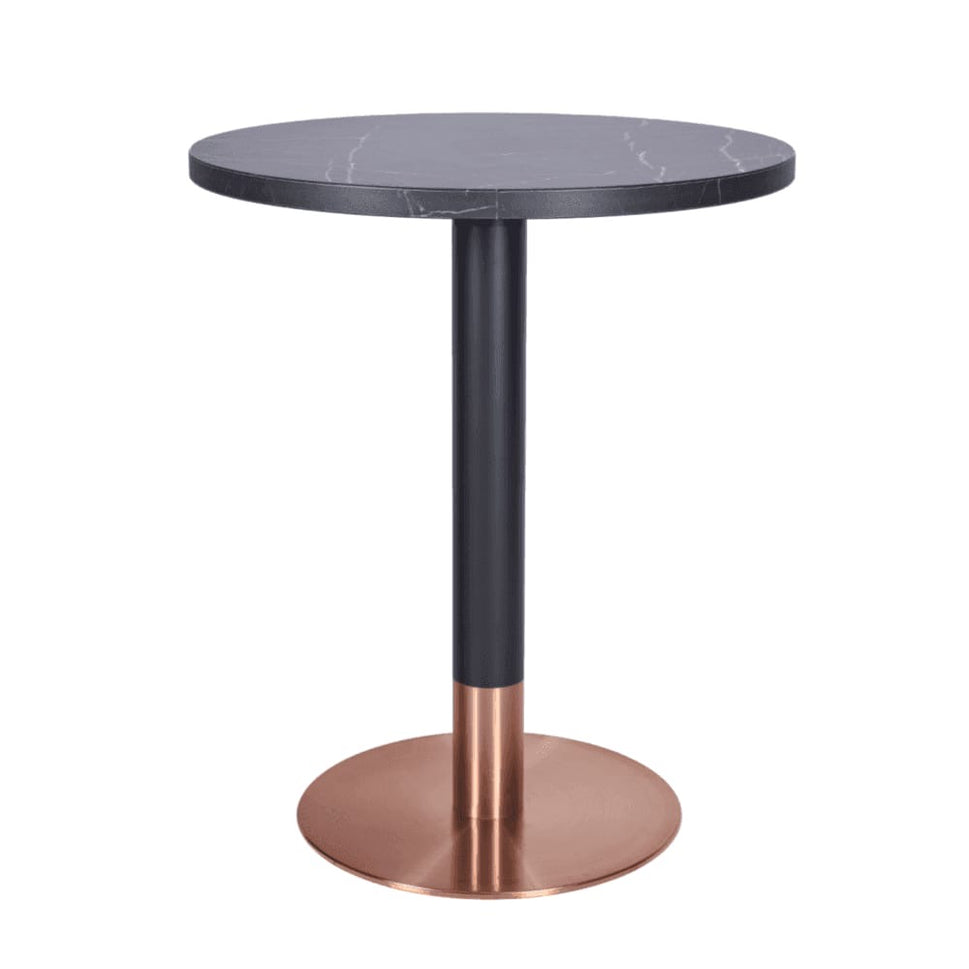 Black Pietra Grigia Marble Restaurant Laminate Table Top - 25mm