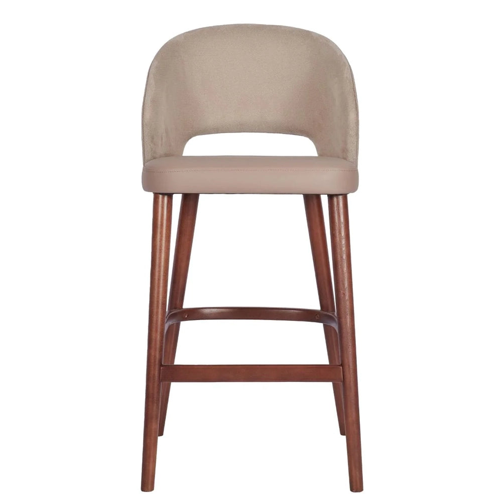 Garda Upholstered Arm Bar Stool