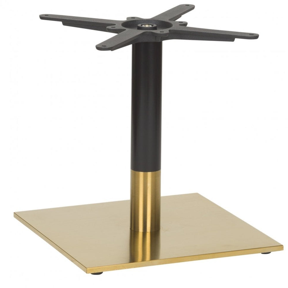 Aristotle Square Vintage Brass Table Base - Small