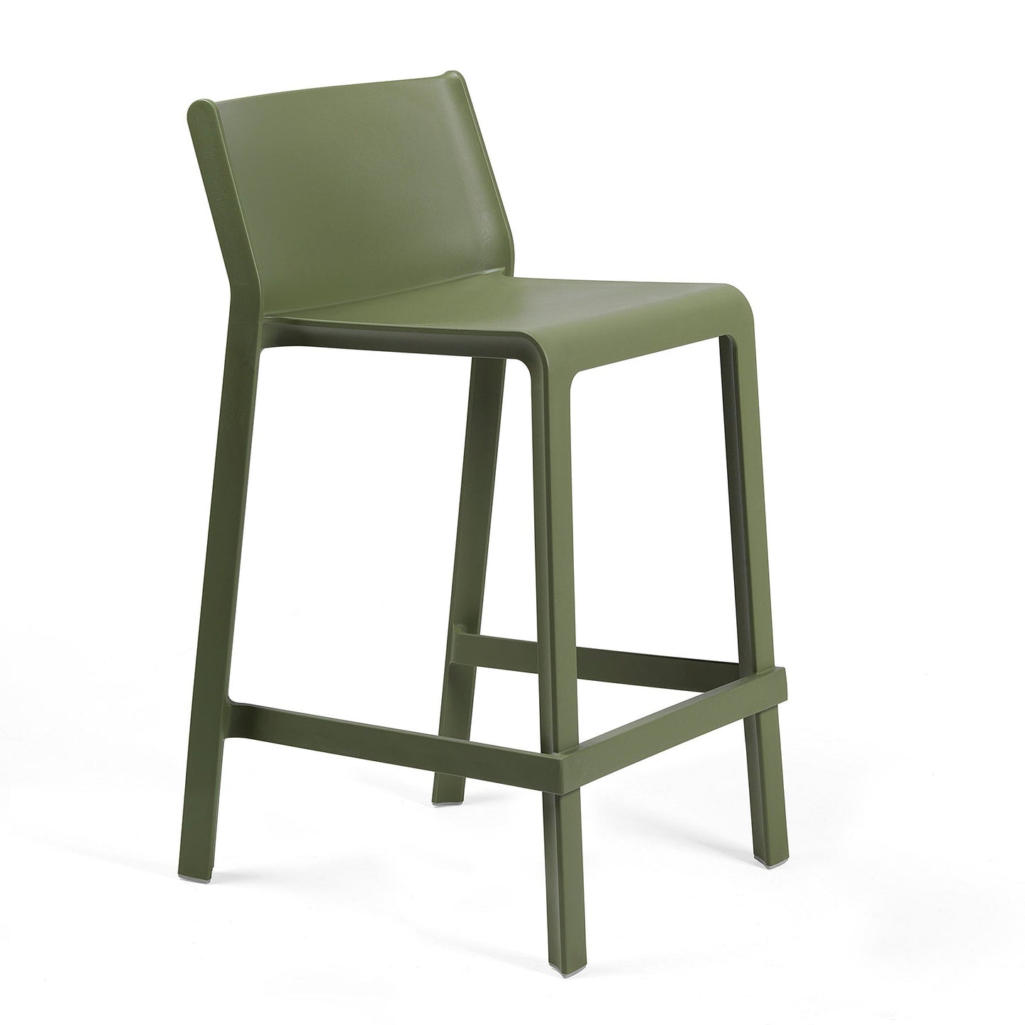 Trill Outdoor Stacking Bar Stool - Mid Height