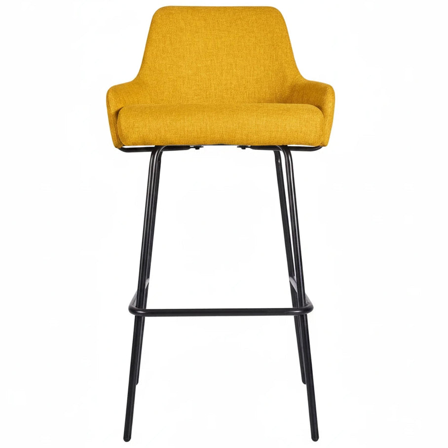 Camden Metal Upholstered Bar Stool