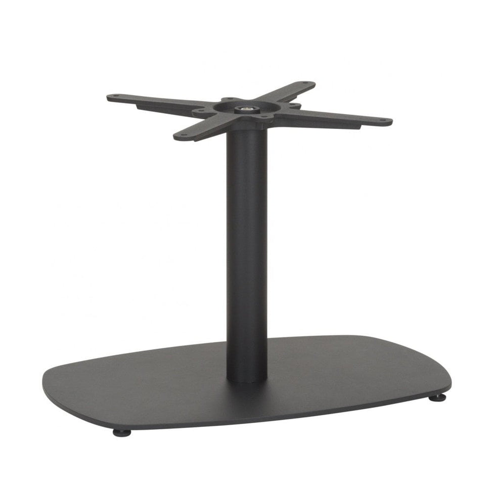 Vega Single Pedestal Rectangle Cast Iron Table Base