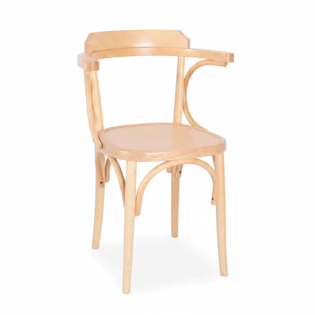 Victoria Bentwood Wooden Upholstered Armchair