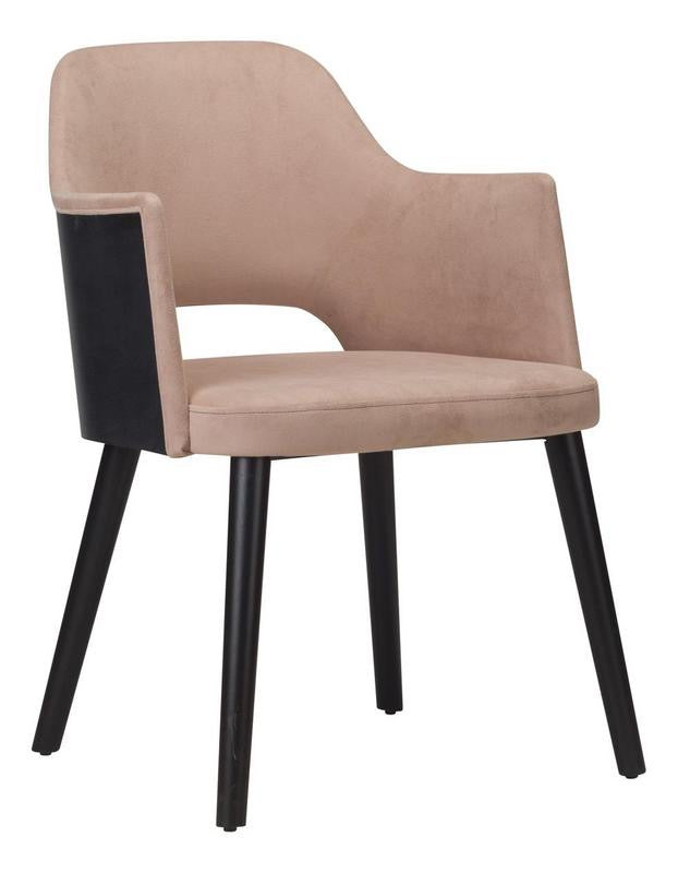 Cirrus Wooden Upholstered Armchair