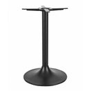 Switch Trumpet Black Medium Round Stainless Steel Table Base 1 image