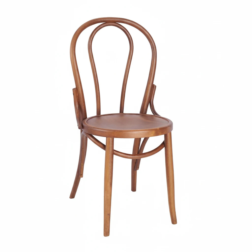 Beatrice Bentwood Wooden Upholstered Side Chair