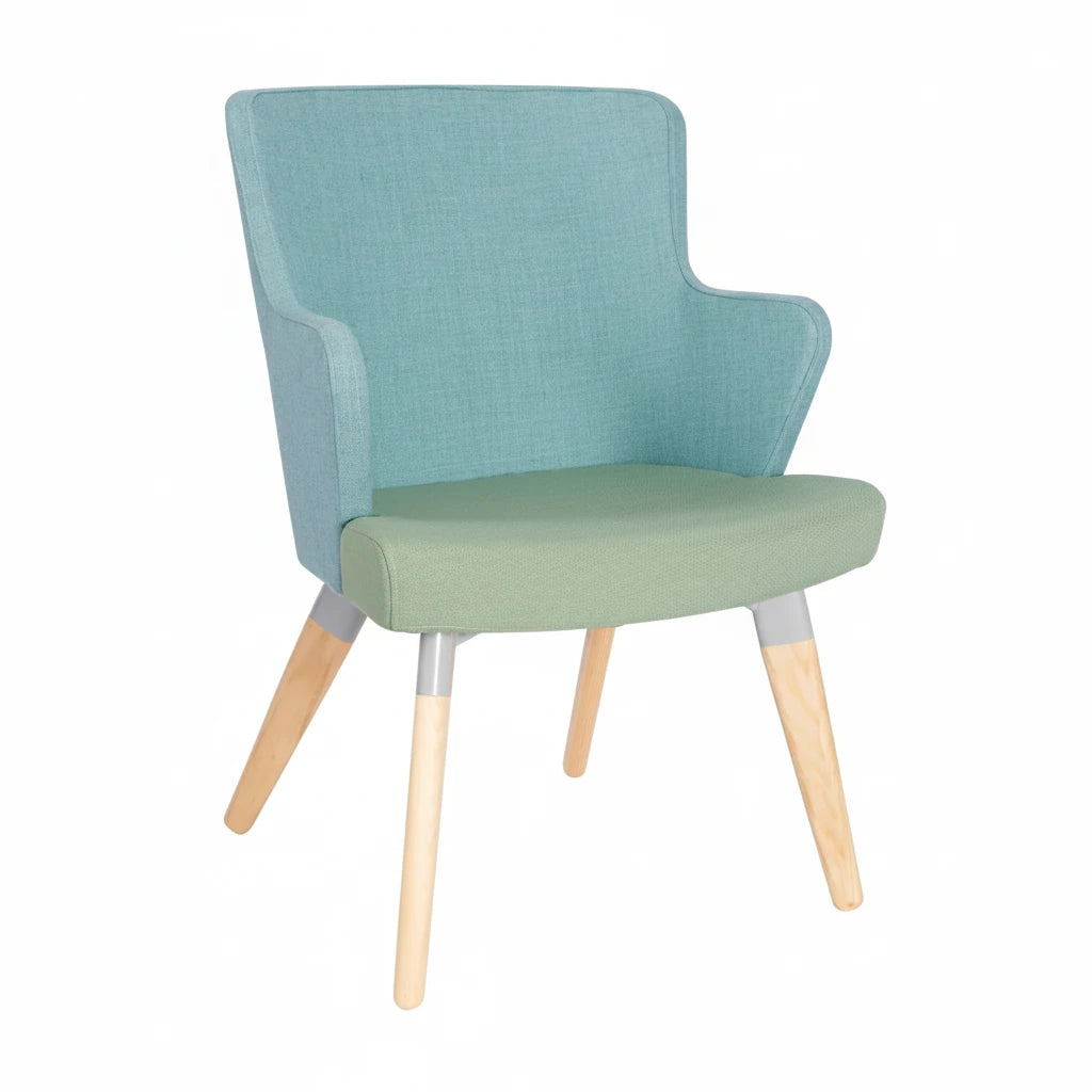 Skapa Wooden Upholstered Armchair
