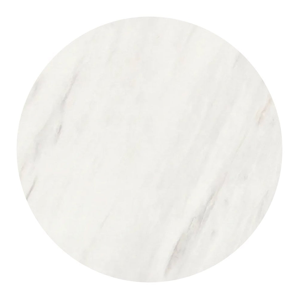 White Levanto Marble Restaurant Laminate Table Top - 25mm