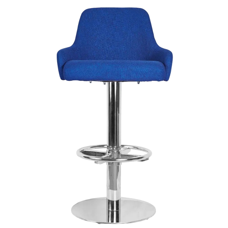 Camden Chrome Swivel Bar Stool
