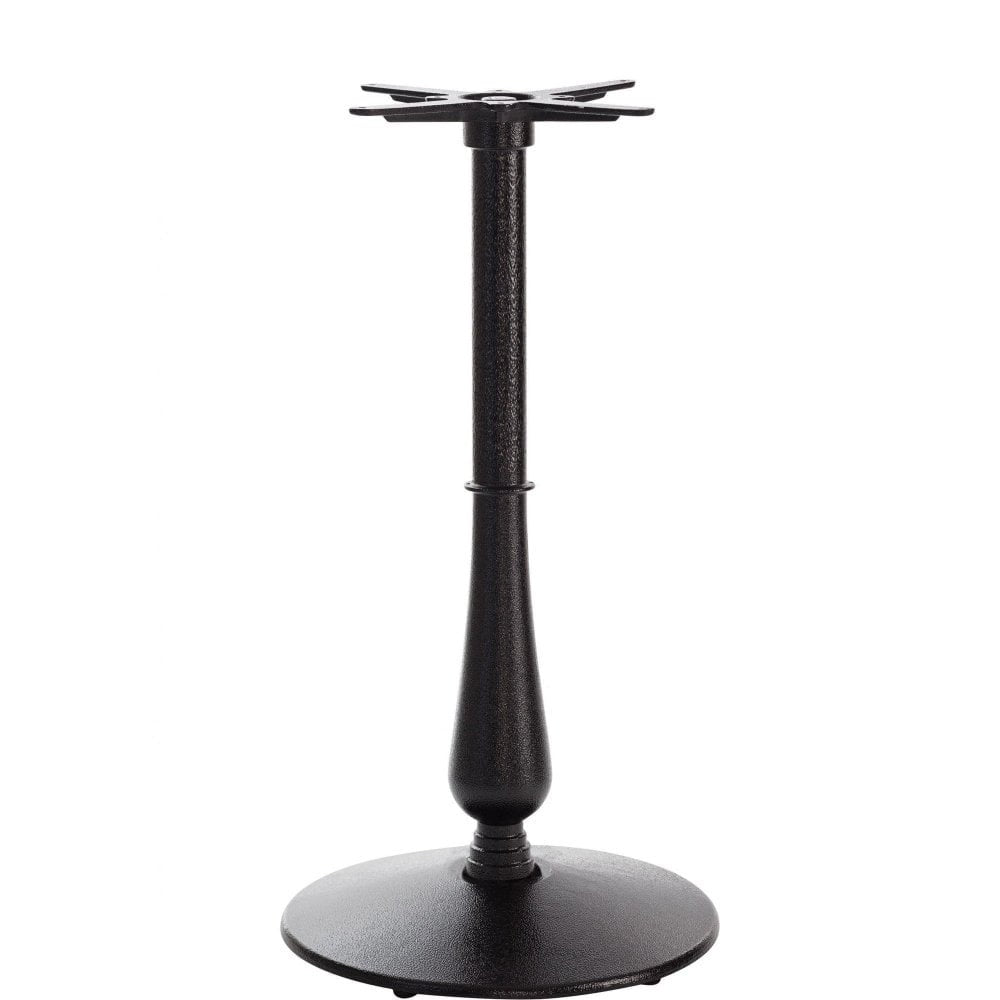 Manor Large Candelabra Black Cast Iron Table Base