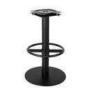 Switch Keele Black Swivel Stool Base with Footrail 1 image