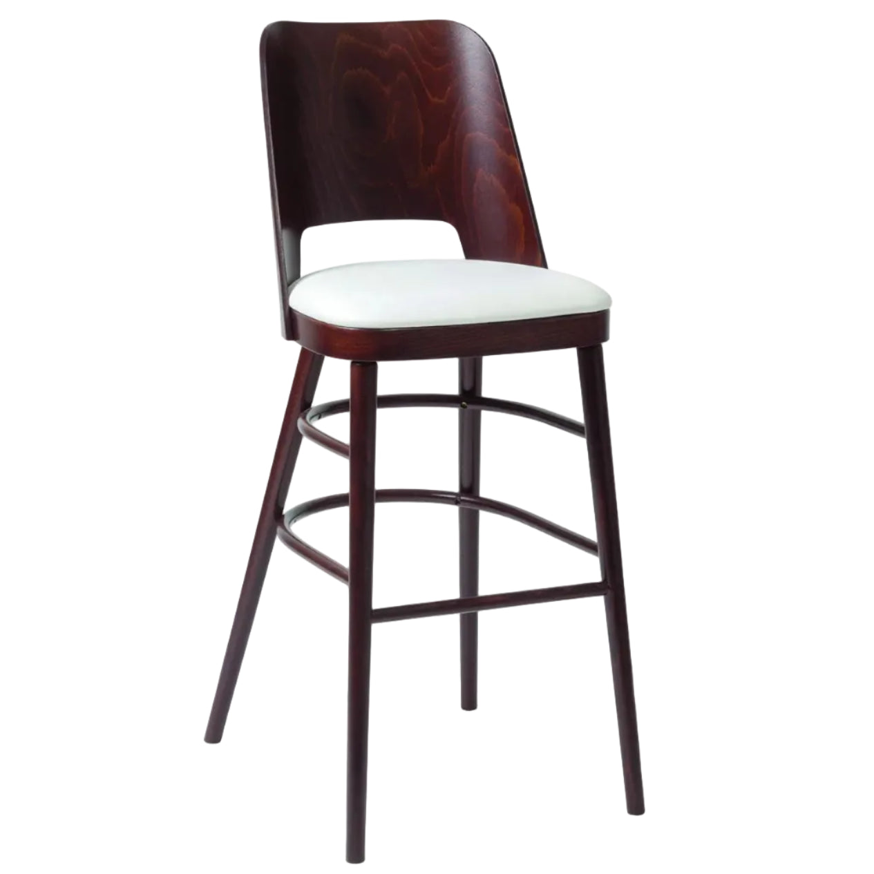 Avon Wooden Upholstered Bar Stool