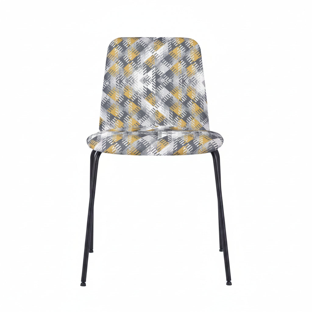 Copenhagen Upholstered Metal Side Chair