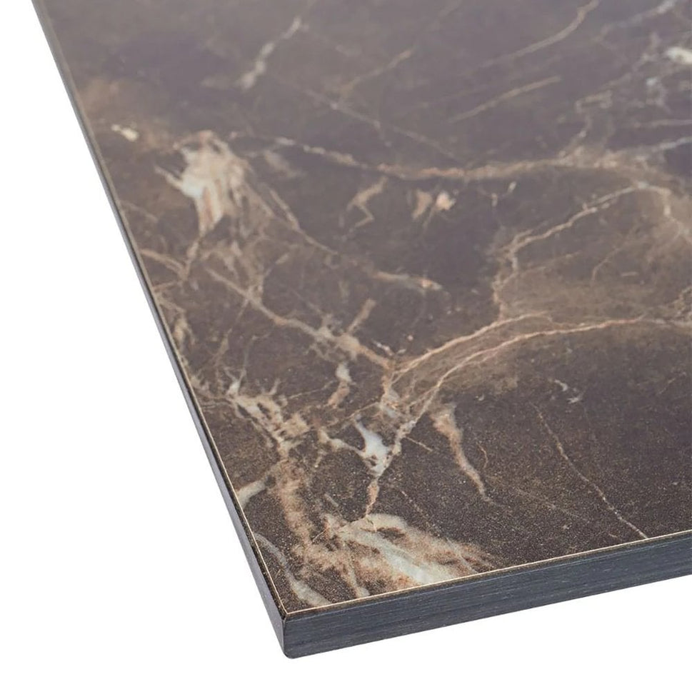 Orient Natural Marble Outdoor Laminate Restaurant Table Top - 12mm