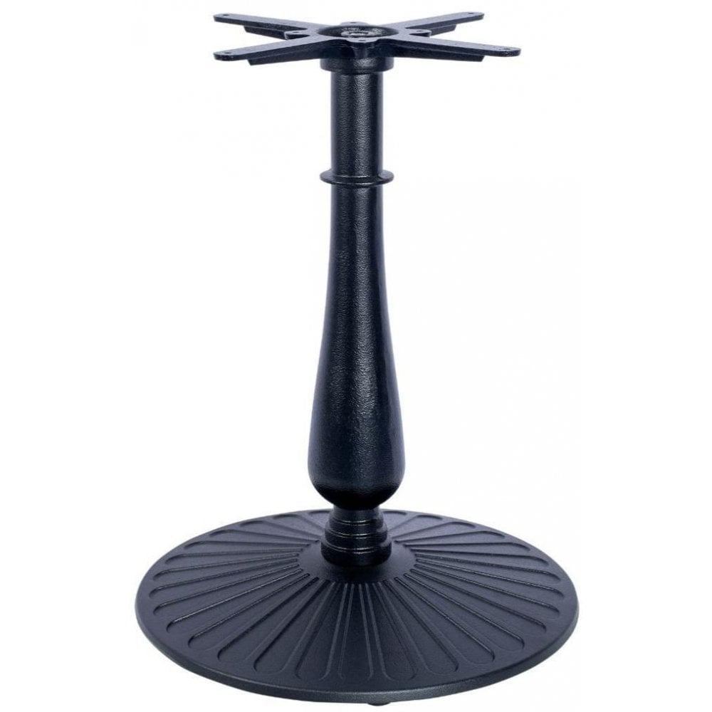 Aldeburgh Large Candelabra Black Cast Iron Table Base - Powdercoated