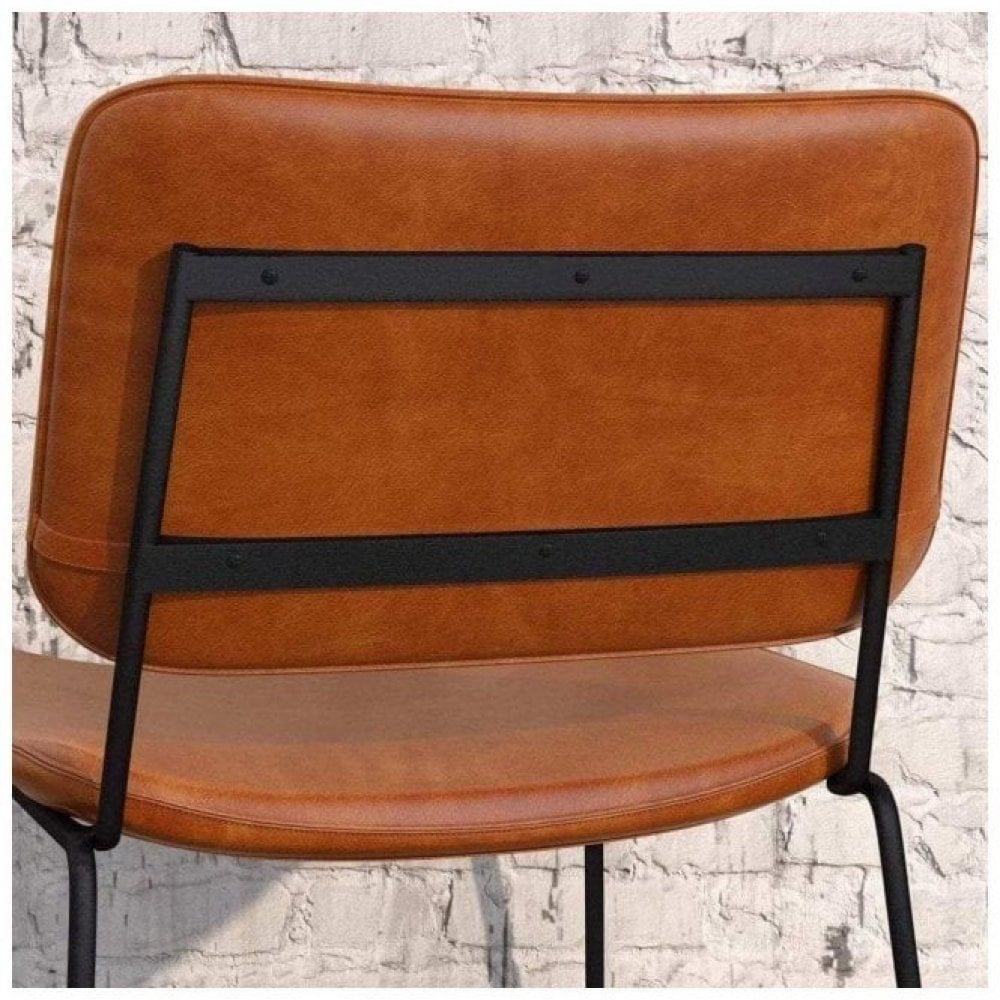 Pearl Upholstered Metal Side Chair