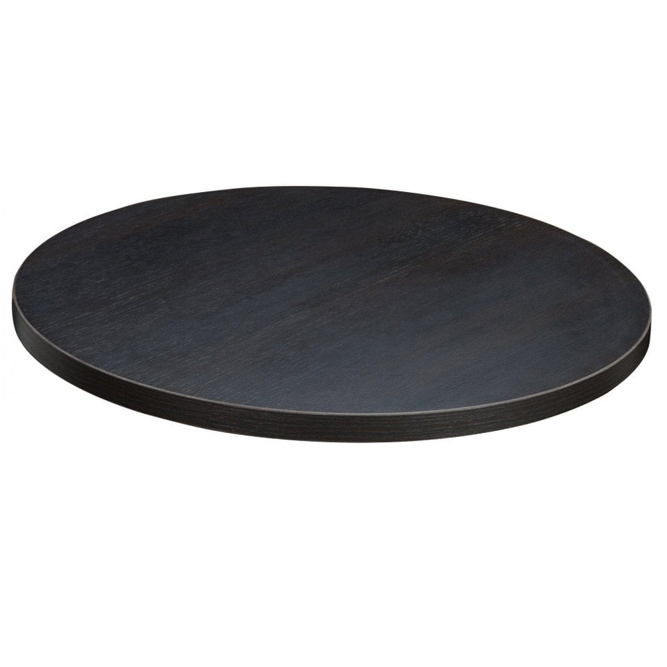 Black Brown Sorano Oak Laminate Restaurant Table Top - 25mm