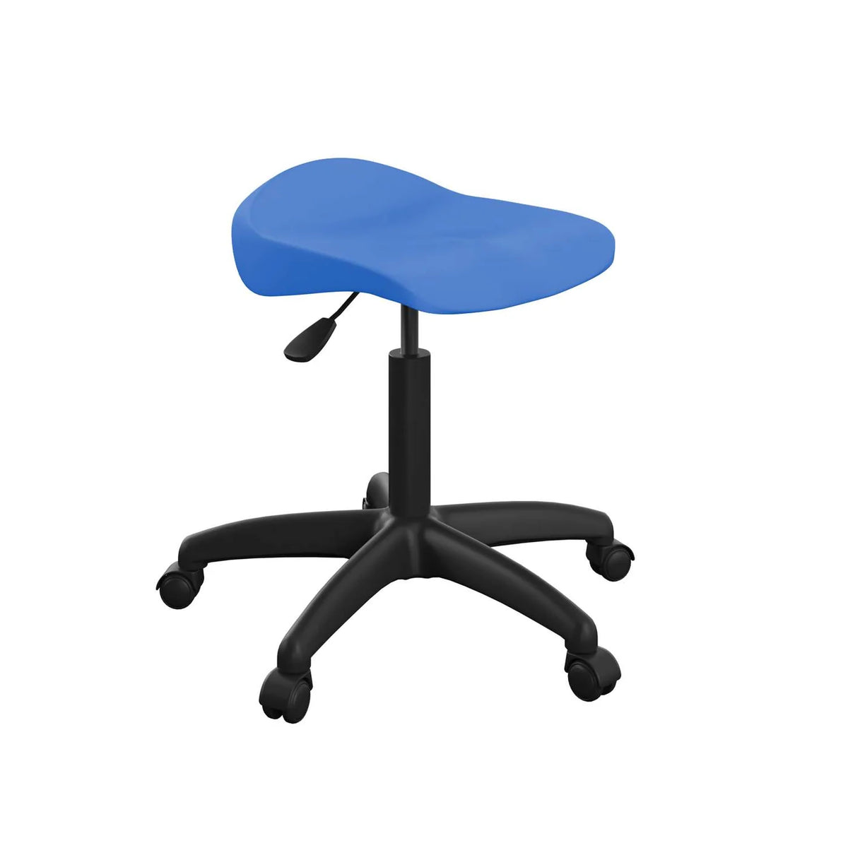 Titan Senior Swivel Classroom Stool with Black Base and Glides