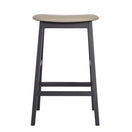 Switch Savoy Wooden Upholstered Mid Height Stool 2 image