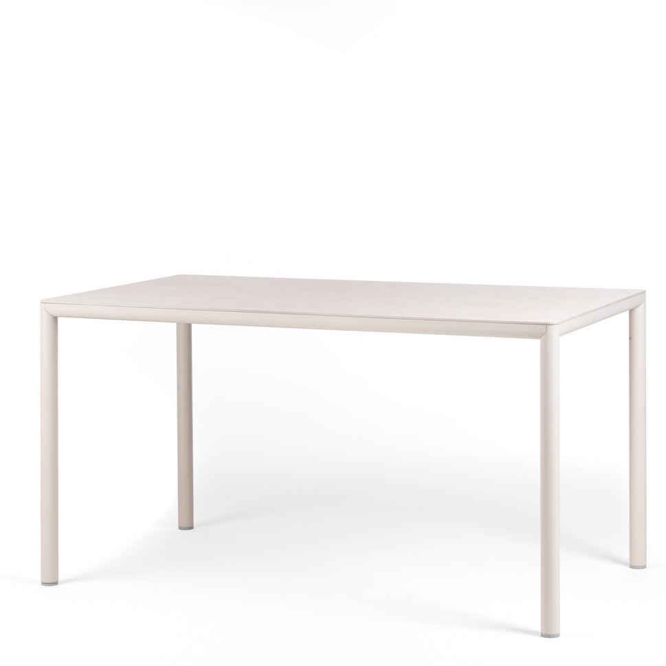 Paive Rectangle Outdoor Metal Table - 1400 x 800mm