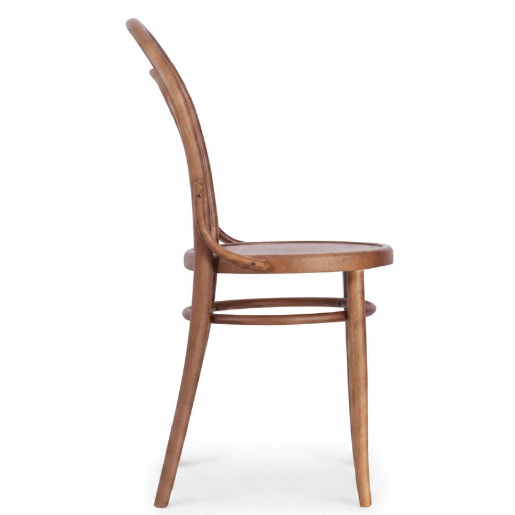 Eleanor Bentwood Wooden Upholstered Side Chair