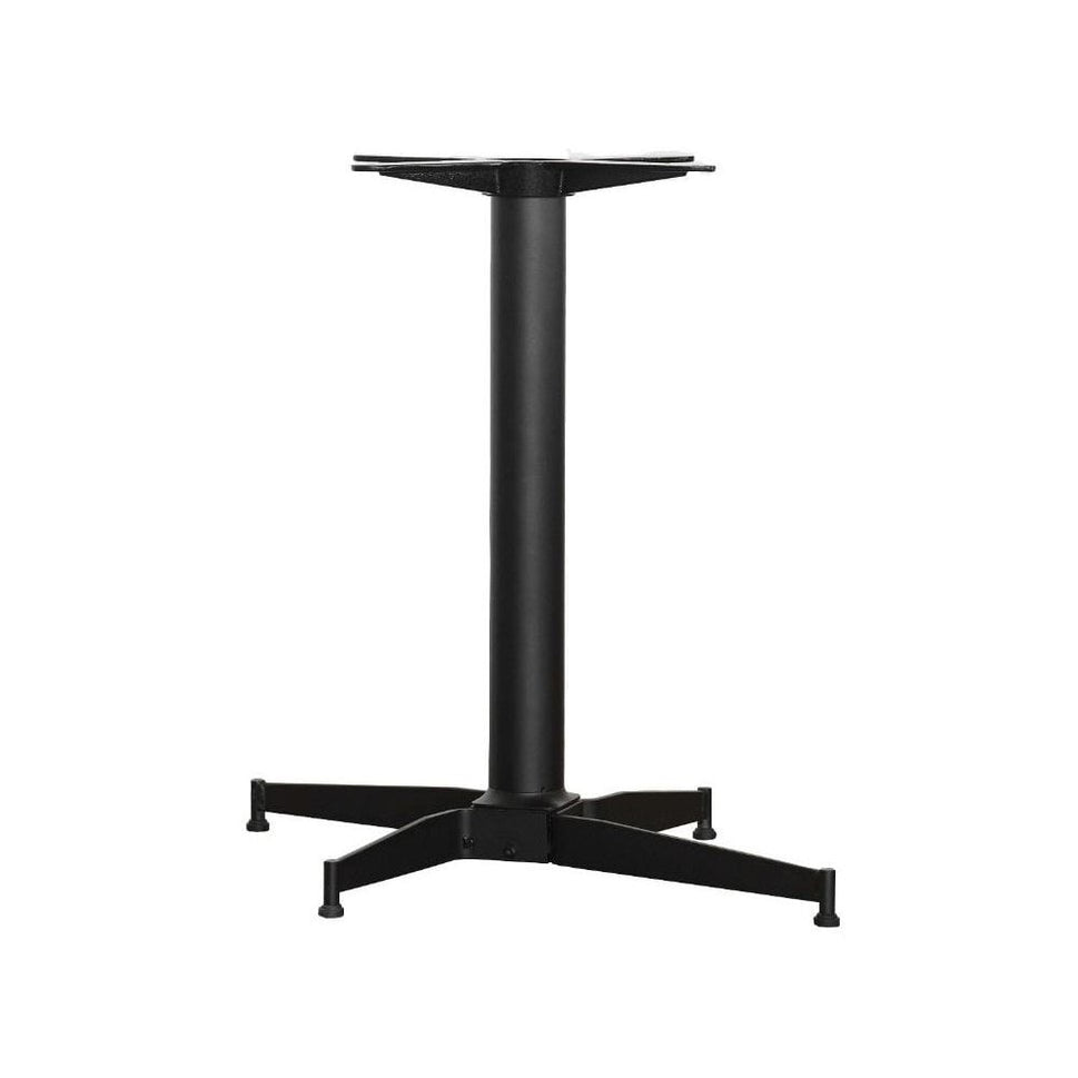 Parkway Black Self Levelling Table Base - Rectangle Single Pedestal - NOROCK