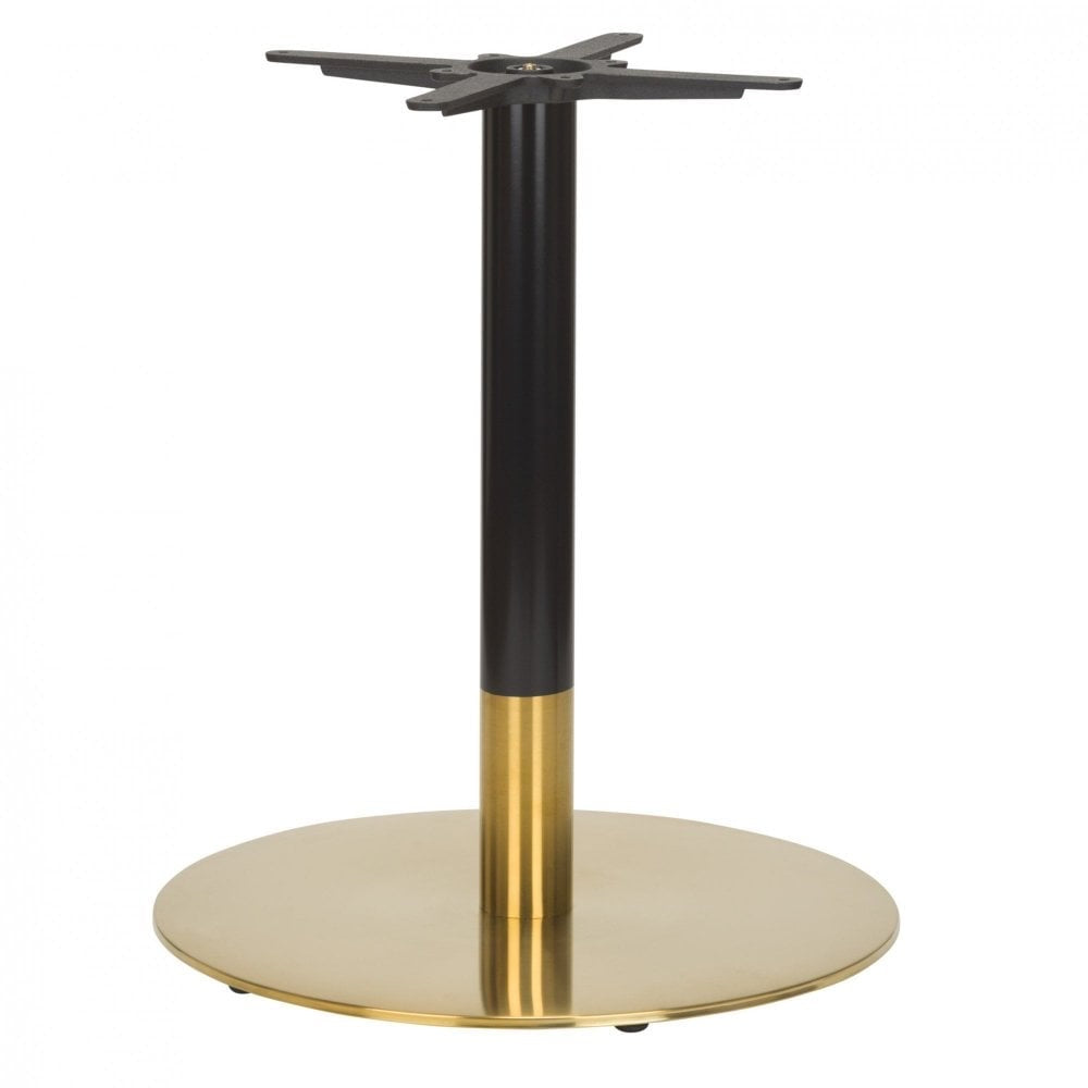 Aristotle Round Vintage Brass Table Base - Large