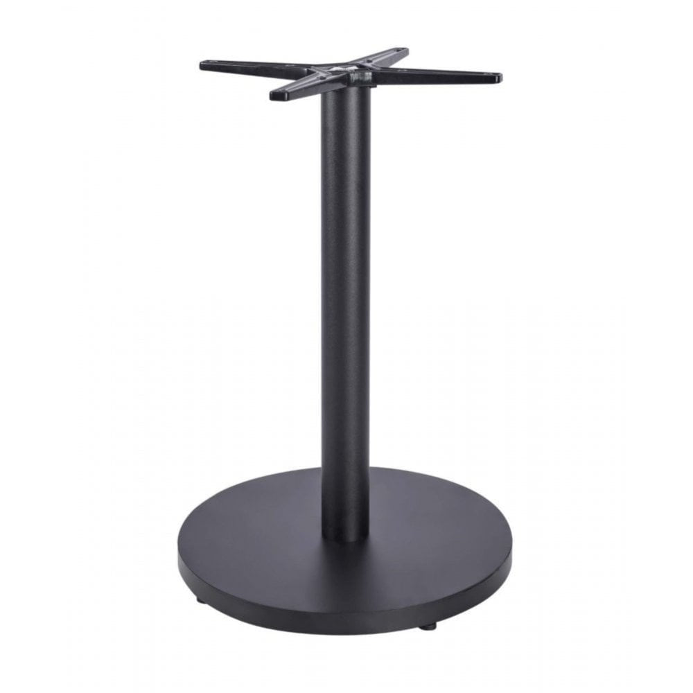 Lunar Black Round Self Levelling Table Base - NOROCK