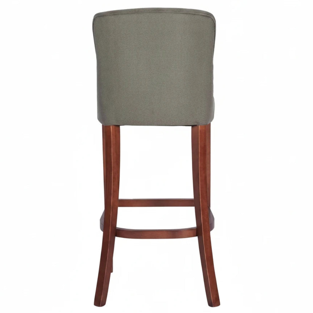 Repton Wooden Upholstered Bar Stool
