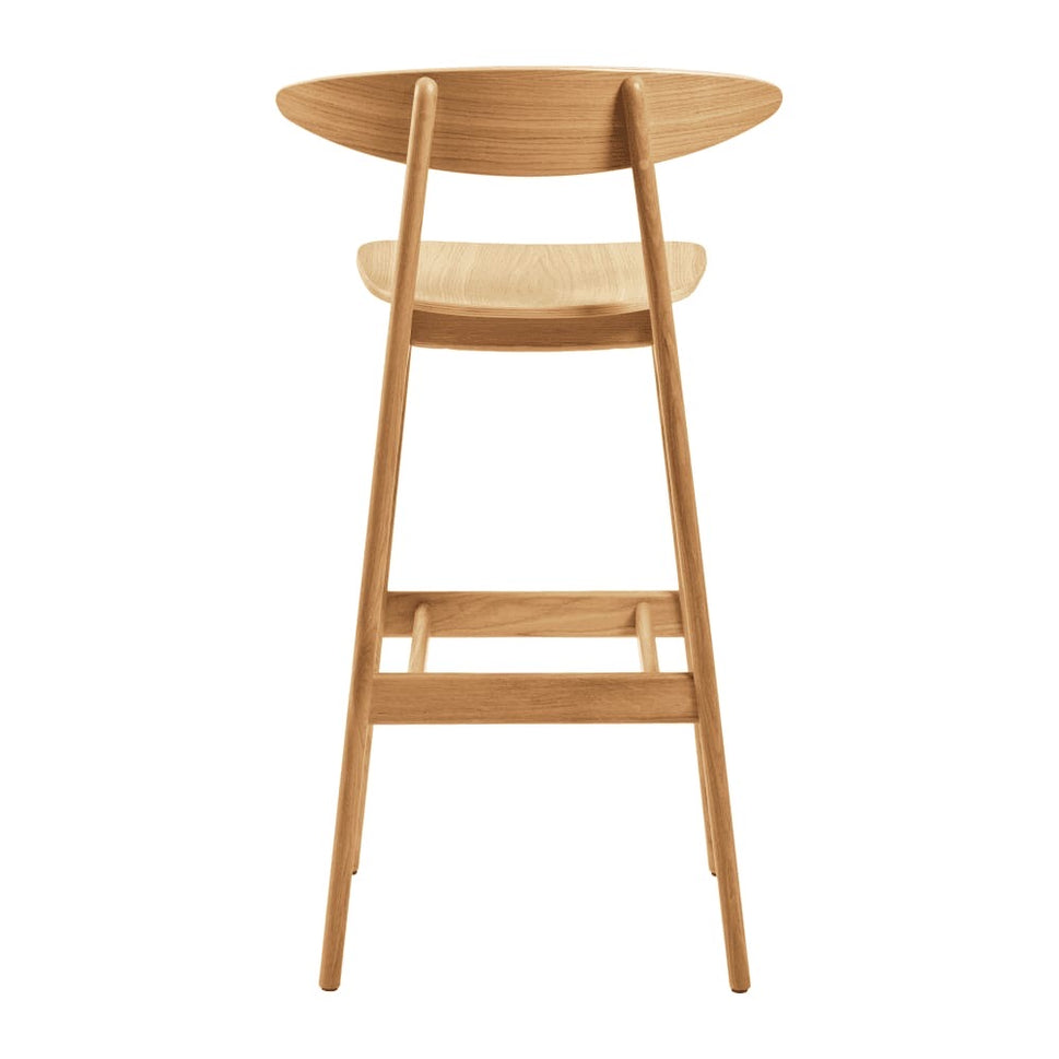 Carcher Oak Bar Stool