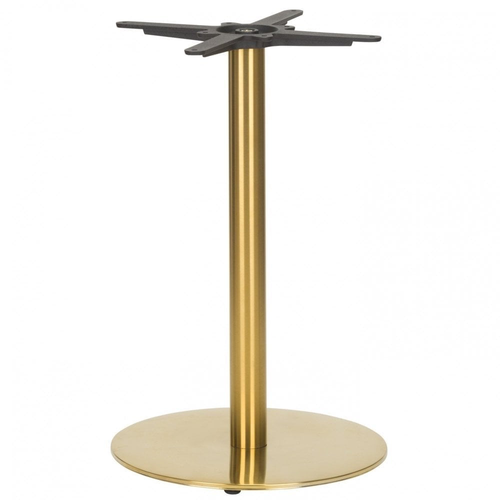 Midas Round Vintage Brass Table Base - Small