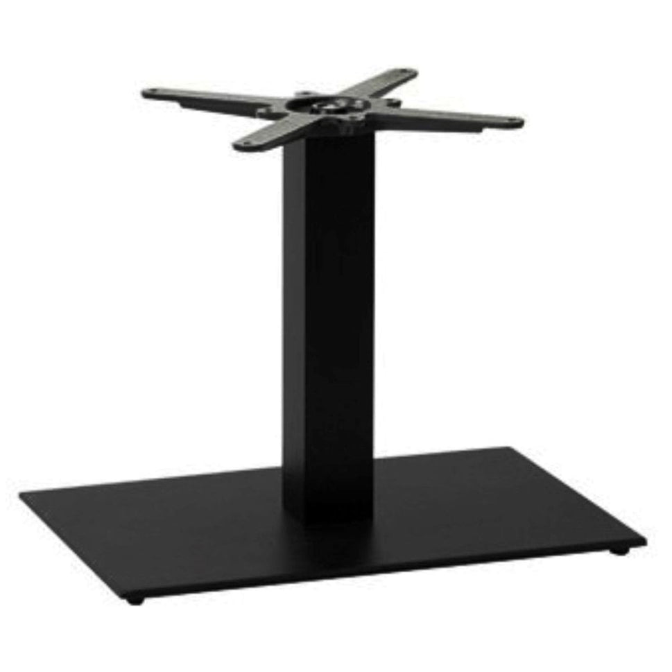Tokyo Single Pedestal Rectangle Cast Iron Table Base