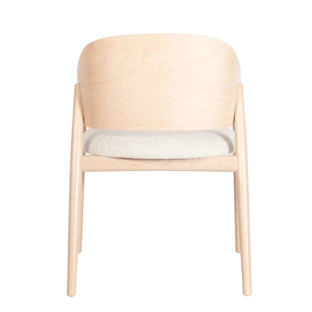 Milo Wooden Upholstered Armchair