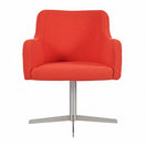 Switch Huntington Wooden Upholstered Swivel Armchair - Nickel 2 image