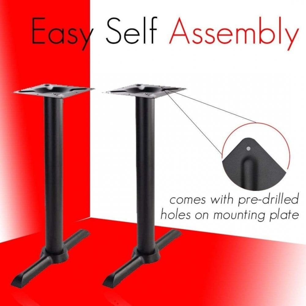 Antonio Twin Pedestal Cast Iron Table Base