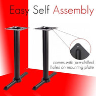 Antonio Twin Pedestal Cast Iron Table Base