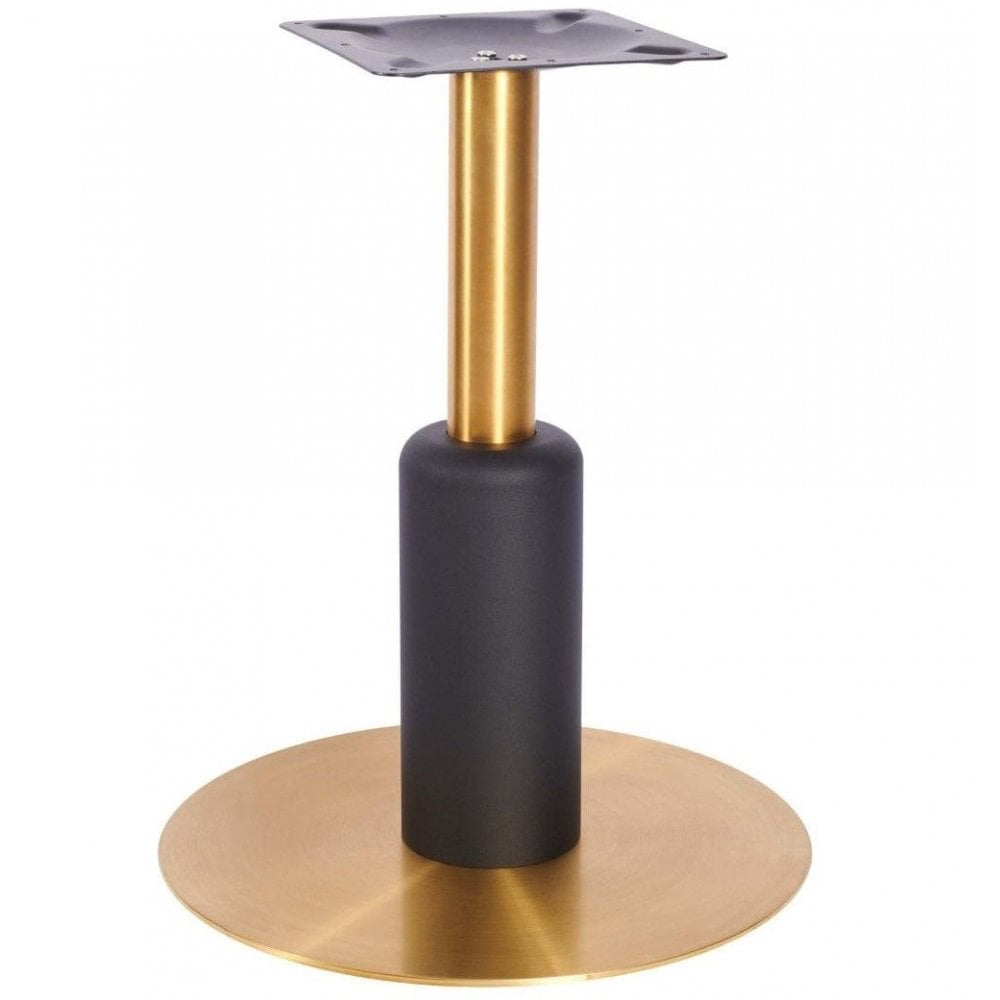 Titan M Brass Black Table Base - Large