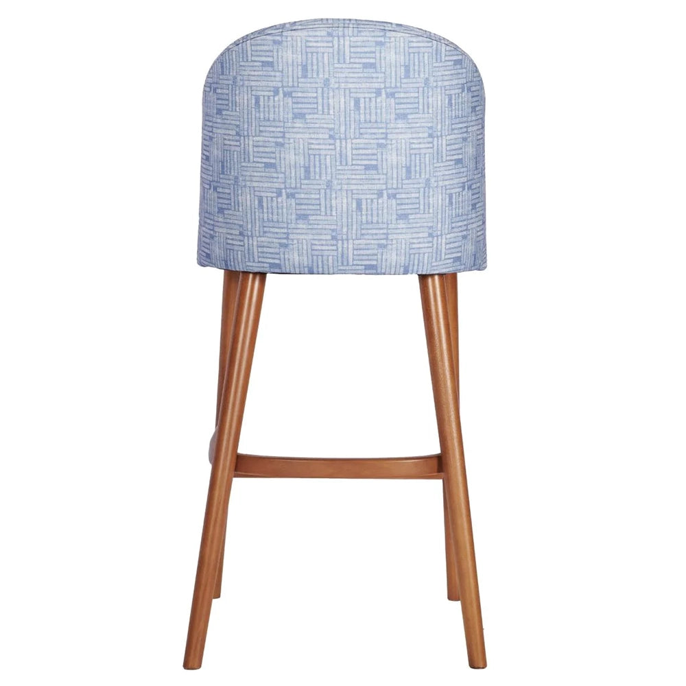 Como Upholstered Arm Bar Stool