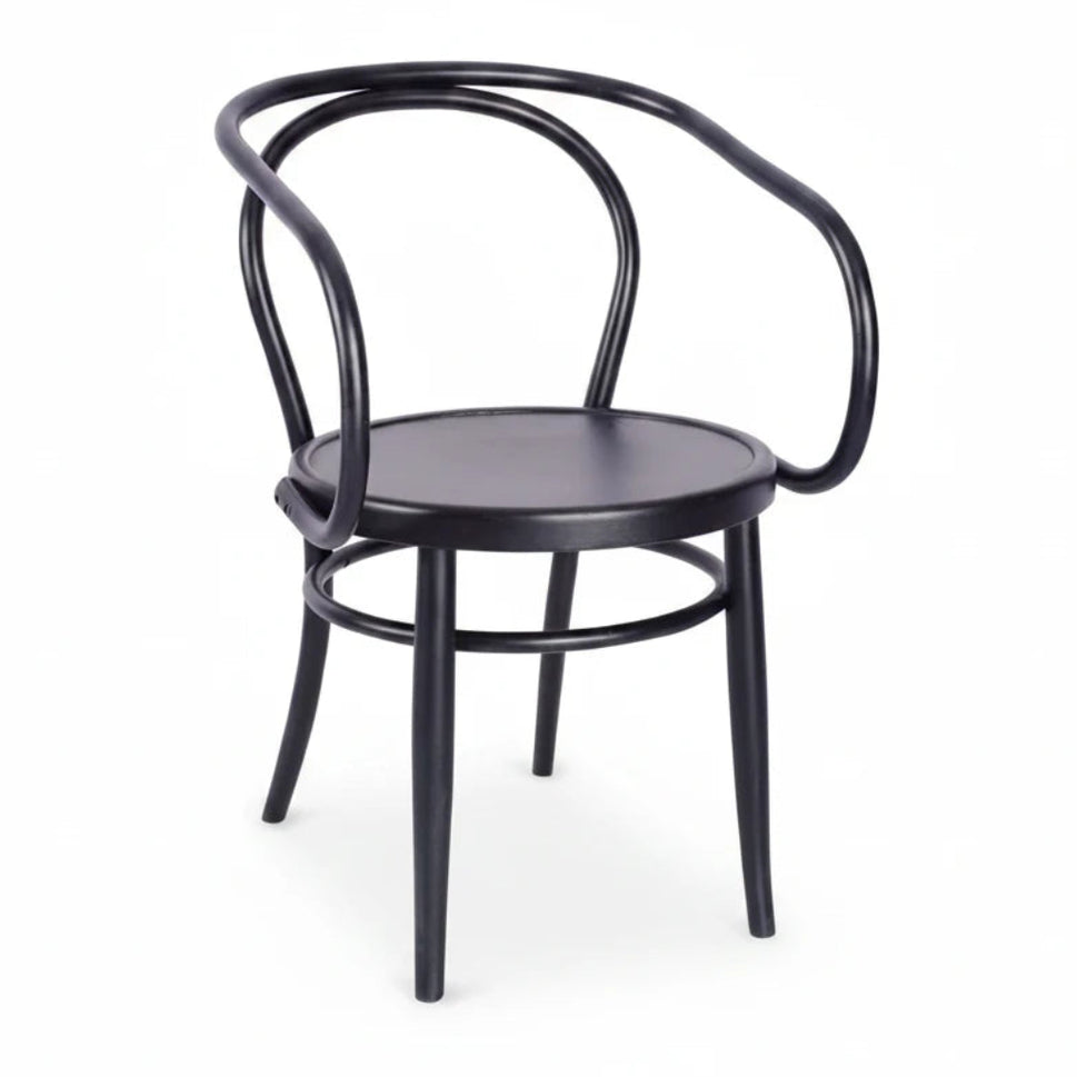 Beatrice Bentwood Wooden Upholstered Armchair