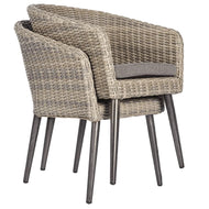 Hanover Outdoor Stacking Tub Chair